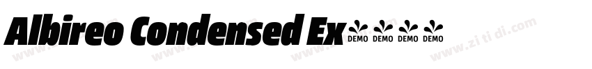 Albireo Condensed Ex字体转换